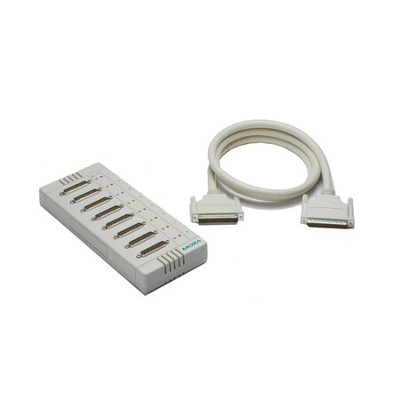 Moxa 8Port Connection Box, Db25F, W/ Surge, Opt 8S+ OPT 8S+